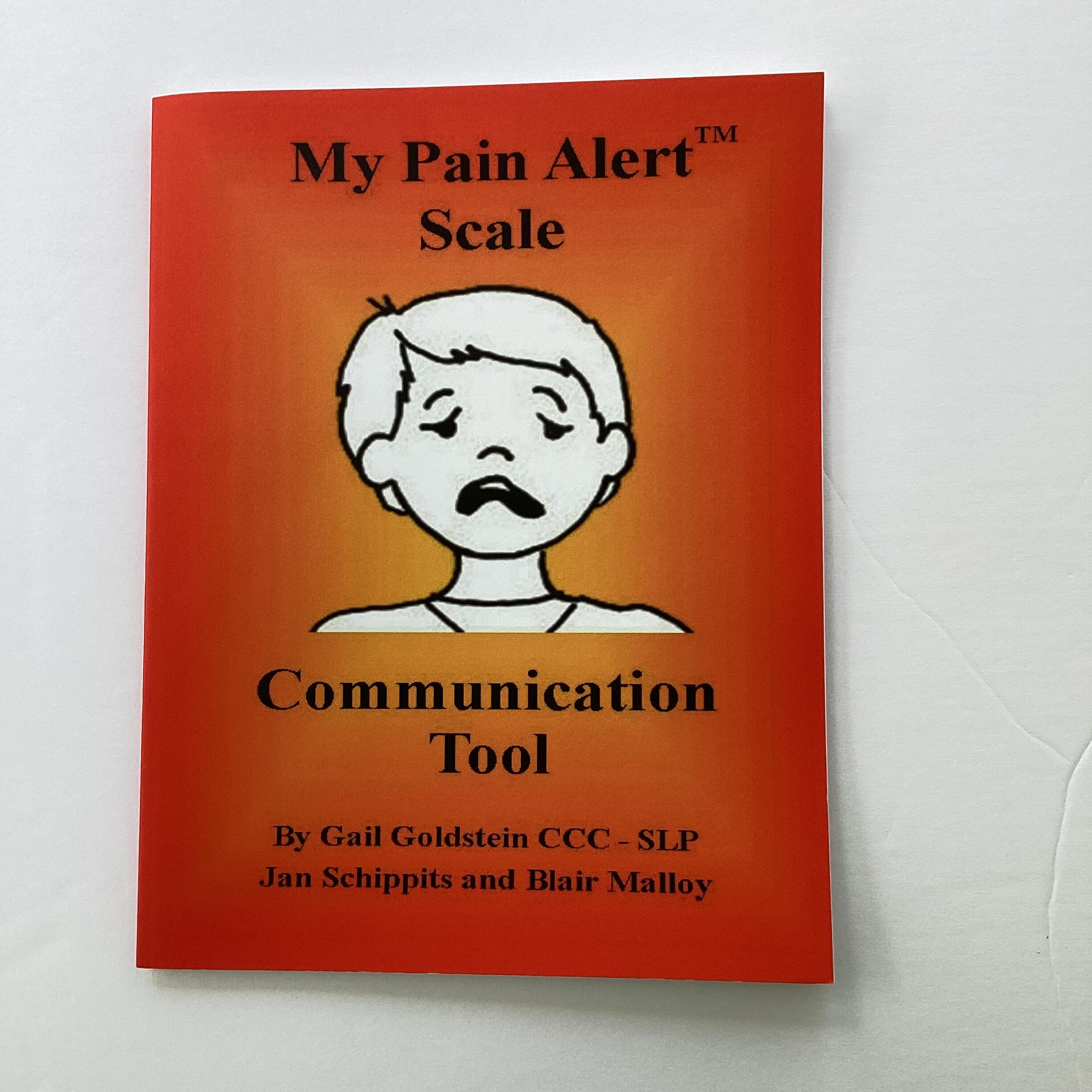 Original My Pain Alert story book for teaching five pain levels and feeling better
